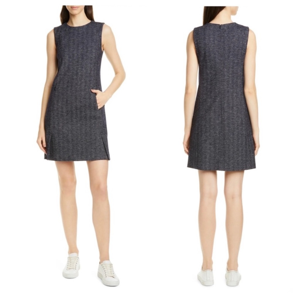 Theory Vent Front Shift Dress (Size 6)